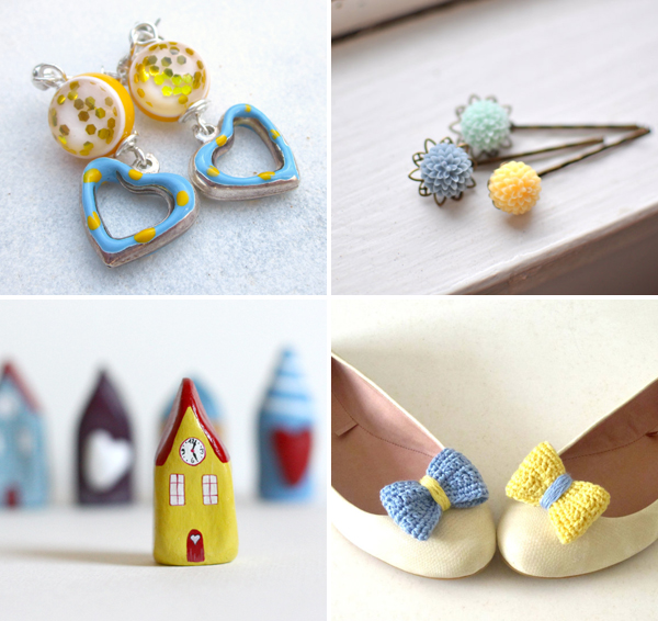 yellow and blue